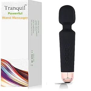 Tudox Personal Mini Wand Massager for Back, Legs, Neck. Powerful, Cordless, Waterproof, Wireless with 30 Magic Vibration Modes. Compact and USB Rechargeable for Women & Men multicolour