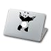 Produktbild Mcbazel Laptop Vinyl Aufkleber Aufkleber Abnehmbarer Muster Mode MacBook Aufkleber, Anti-Scratch Decal Vinyl Aufkleber Skin Cover f¨¹r MacBook Air/Pro / Retina Laptop 13"-Panda