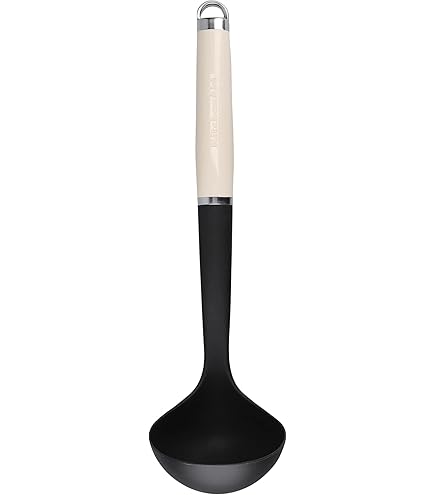 KitchenAid Zeef, Vergiet, 7,1 x 2,6 x 14,4 cm, Roestvrij Staal - Amandel Crème