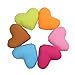 Bigood Children Decorative Throw Pillow Heart Shape Plush Cushion Blue
