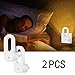 Produktbild BENPAO 2 Pack Plug-In LED Nachtlicht Motion Sensor Liter-Lampe Automatische Dusk to Dawn Wall Lampe für Kinder, Schlafzimmer, Bad, Küche, Hallway, Treppenbeleuchtung US/EU Plug