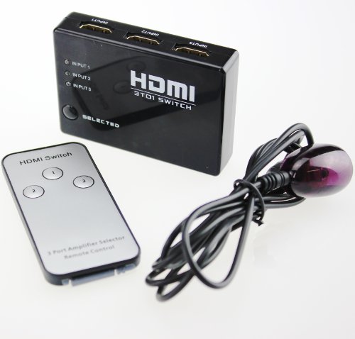 HDMI Verteiler Umschalter (Switch) 3-Fach 1080p HDTV Mit Fernbedienung - 4
