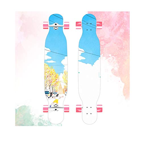 Preisvergleich Produktbild YXLZZO Bürstenstraßenanfängerstraßen-Anf... der Skateboardtanzbrettmädchen erwachsenes langes langes (Farbe : A)