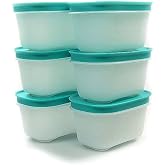 Tupperware Dondurucu kap 170 ml beyaz nane (6) buz kristali kutu buz kristali dondurucu kabı