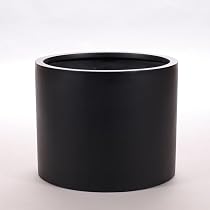 Elegant Einrichten Pflanztrog Aus Fiberglas – Schwarz-matt, 61x21x20 Cm, Frostsicher Für Innen & Außen