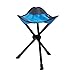 Produktbild VORCOOL 3 Bein Hocker Dreibeinhocker Campinghocker Faltbar für Reise Outdoor Angeln Camping Wandern (Blau)