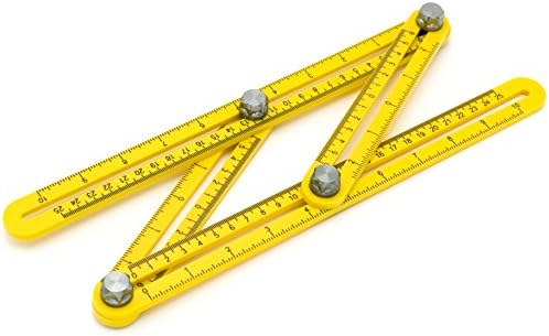 Form and angle template, versatile all-round tool for the DIY high quality, sturdy thanks to metal set screws, stencil