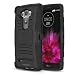 Produktbild LG G Flex 2 Hülle - MoKo [Heavy Duty Serie] Outdoor Dual Layer Armor Case Handy Schutzhülle Schale Bumper mit Gürtelclip und Standfunktion für LG G Flex 2 5.5 Zoll Andorid 5.0 2015 Smartphone, Schwarz