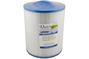 Darlly Artesian PAS 50 Hot Tub Spa Filter Compatible with SaniStream Filtration System Without Dispenser - FC-0311-6CH-502-60506