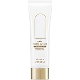 MISSHA P&uuml;r&uuml;zs&uuml;z, Aydınlık ve Işıltılı G&ouml;r&uuml;n&uuml;m Sunan Makyaj Bazı 50 mililitre Glow Tone Up Sun Base SPF50 PA