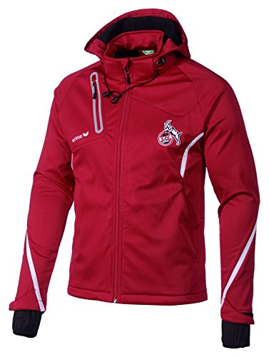 erima FC Kln Softshelljacke Function, Rot/Wei, M, 150618