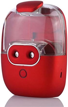 CCCREM Pigs Humidifier 60ml 2000mah Battery USB Charger Ultrasonic Double Hole Spray Portable Nano Water Supply Office Car Travel , red