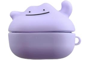 eglixu Dla Samsung Galaxy Buds FE (2023)/Buds 2 pro/Buds 2/Buds pro/Buds live Cover, uroczy popularny wzór postaci z kreskówki, silikonowe etui na słuchawki z haczykiem (Ditto)