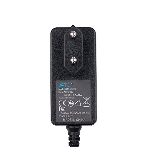 KFD Netzteil 12V Ladegerät für Yamaha Pa-3 PA-3B PA-3C PA-40 PA-130 PA-150 PA-150A PA-5D PA-4 PA-6 PA-1 PA-1B PSR-400 PSR-100 PSR-11 PSR-110 PSR-12 PSR-125 PSR-130 PSR-140 PSR-15 EP-A3 KP-A3 Trafo Netzadapter 5,5mm x 2,1mm - 2