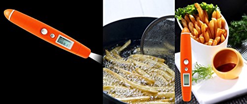 TopSun DT 8250 Infrarot-IR-Thermometer-Taschen-Feder-Form tragbare Mini-Thermometer berührungsfreie Lebensmittel-Thermometer mit LCD-Anzeige, Bereich von -58 bis 482 ° F - 6
