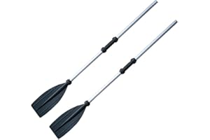 LYEAA 2021 - Remo doble de aluminio para canoa, kayak, SUP, superligero, para bote hinchable, canoa, barco de remo