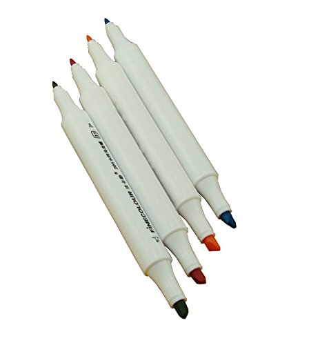 PREMIER doppelendigen Art Marker, feine und Keilspitze, Tinte auf Wasserbasis Stift 36 - 6