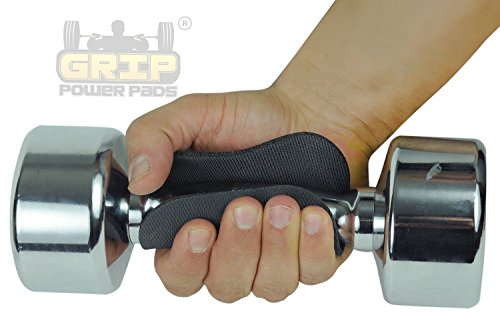 Originelle anheben Griffs – von GRIP POWER PADS® die Alternative zum Fitnessstudio Training Handschuhe bequem und leicht Mitnehmerkissen für Männer & Frauen, die wollen schwitzenden Händen während des Trainings beseitigen, extra dicke Polsterung – Aufrechterhaltung des perfekten Griff. - 6