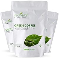 Neuherbs Green Coffee Beans Your Natural Immunity Booster And Weight Loss Partner: 400 G, Pack Of 3