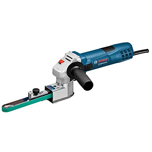 Bosch Professional GEF 7 E, 720 W Nennaufnahmeleistung, 457 mm Band, Länge, 3,5 – 12 m/s Bandlaufgeschwindigkeit, Schleifarm, Zusatzhandgriff