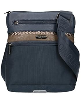 Umgehängt Mann ANTONIO BASILE Bandolier Tasche Flache blau