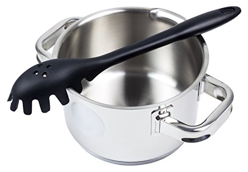 Lurch 221604 Spaghettilöffel Silikon, schwarz - 2