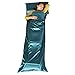 Produktbild WINOMO Spandex Satin Schlafsack Tragbare Umschlag Liner Erwachsene Schlafcouch für Camping Reisen (Grün)