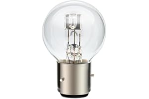 SOFOC-BA21D Phare de moto halogène G40 Ampoule Feux de route/croisement Conception 6V 45/40W Blanc Chaud 800LM Double contact Plug & Play 1Pcs