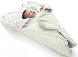 Wallaboo Einschlagdecke Heart für Babyschale, Autokindersitz, für Kinderwagen, Buggy, Babybett, Schönen Blumenform, Veloursleder und Baumwolle - 8
