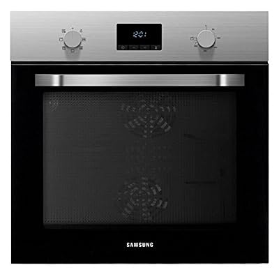 Samsung NV70K1340BS - Four - intégrable - niche - largeur : 56 cm - profondeur : 64.53 cm - hauteur : 57.2 cm - avec système auto-nettoyant - classe A - inox