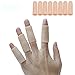 Produktbild Sumifun-Gel-Fingerlinge, Fingerschutz-Unterstützung Finger Kappen Silikon Fingerschutz Gel Finger Ärmel Unterstützung für Kissen Finger-Handschuhe, Finger-Hülsen (8 Ärmel)