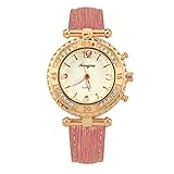 IG Invictus Ledergürtel Uhr Mode Frauen Uhren Damen Strass Fall Armbanduhr Uhr RUIJIU Gürtel und Diamantgehäuse Uhr ZYBFLS 27 Rosa Gürtel gehäuse Uhren