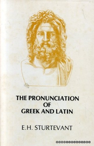Pronunciation of Greek and Latin livre