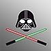 Price comparison product image Supertogether Darth Vader style Light Sabers Decal for 13 15 17 inch Apple MacBook/Pro/Air