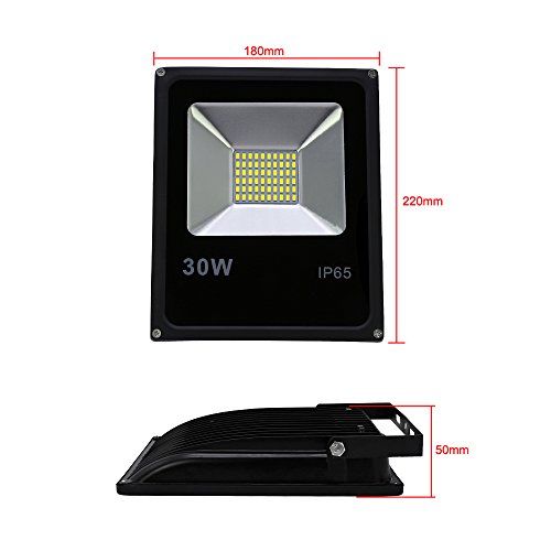 30w LED Fluter Warmweiß mit Teleskop Stativ Baustrahler - 2