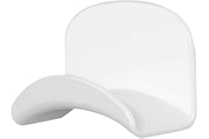 KkvoGmle 1 Stück Headset Halterung Halter, Selbstklebender Universal Kopfhörer Haken, Weiß Universal Wandhalterung mit Klebepads, Multifunktional Ohrhörer Aufhänger für Schreibtisch, Wand, Tisch