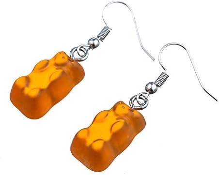 Snykk - Miniature jelly candy gummy bear earrings with various colours