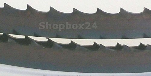 Premium Sägeband Bandsägeband Bandsägeblatt Sägebänder 1425 mm x 6 mm x 0,36 mm x 6 Zähne pro Zoll , für Holz , Hartholz , Brennholz , Sperrholz , Quer- und Schweifschnitte, für : Gemex, Budget, Haager, Interkrenn, Kity, Rexon, Varo uvm. - 3