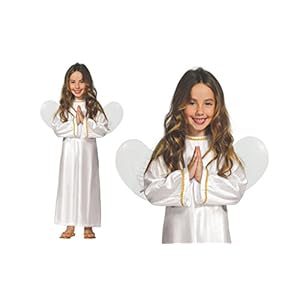 Guirca Disfraz infantil de Ángel, color blanco