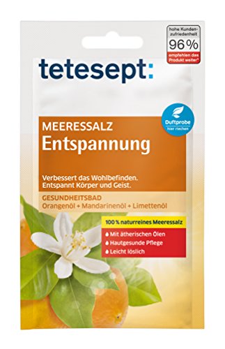 Tetesept Entspannung ('Relaxation') Sea Salt Bath Salt (5x 80 g)
