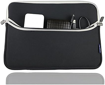 laptop sleeve, 13 inch laptop sleeve, Casetop 13 13.3 Inch Neoprene Laptop Bag with Anti Shock EVA Foam Shock Resistant Padding Inside for Apple Macbook Pro 13.3 Inch(Black-U)