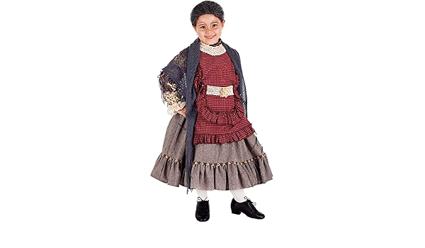 COSTUME CARNEVALE da VECCHIETTA BABY vestito per bambina ragazza 1-6 Anni  travestimento veneziano halloween cosplay festa party 5104 4 anni :  Amazon.it: Giochi e giocattoli