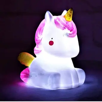 FunBlast Unicorn Night Lamp for Kids ? Cute Unicorn LED Night Lamp for Kids Room, Night Lamp for Bed Room, Living Room, Unicorn Gifts (Pack of 1)