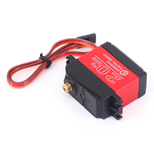 DS3218 RC Servo Wasserdichtes Aluminiumoberteil Einachsiges Servo Metallzahnrad digitales Servo baja 20kg Servo für RC Auto (control angle 180) - 2