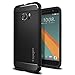 Produktbild Spigen HTC 10 Hülle, [Rugged Armor] Karbon Look [Schwarz] Elastisch Stylisch Soft Flex TPU Silikon Handyhülle Schutz vor Stürzen und Stößen Schutzhülle für HTC 10 Case Cover Black (H09CS20276)