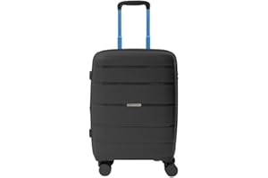 R Roncato Trolley AVIATOR realizzato in POLIPROPILENE (NERO/BLU, S)