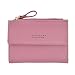 Produktbild Rovinci Frauen Leder (PU) Brieftasche Kupplung Geldbörse Lady Short Handtasche Tasche (Pink)