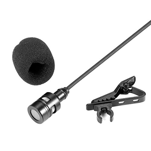 Mikrofon fÃ¼r Smartphone, EIVOTOR Lavalier Mikrofon Clip-on Kondensator-Mikrofon 1,5m Ansteck Mikrofon Mini Omnidirektionales Mikrofon + 2m VerlÃ¤ngerungslinie fÃ¼r Iphone & Android Smartphone Laptop PC Handy Ipad Film Interviews DSLR Skype Video Recording