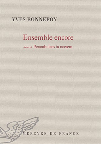 Book's Cover of Ensemble encore/Perambulans in noctem