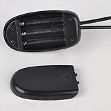 MagiDeal Flexible 2 Dual Arme Clip Auf 4 LED-Licht Klemmlampe Für Tisch Lampe Schwarz Buchlese - 5